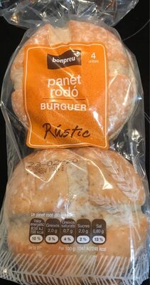 Panet rodó burguer rústic