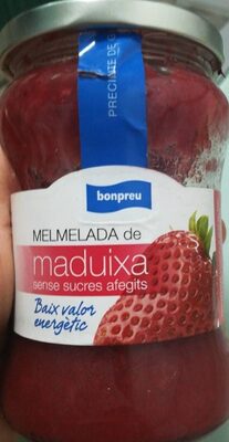 Melmelada de maduixa sense sucres afegits