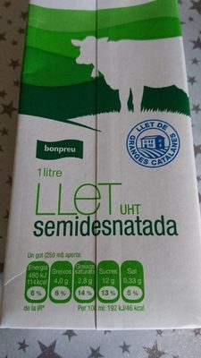 Llet uht semidesnatada