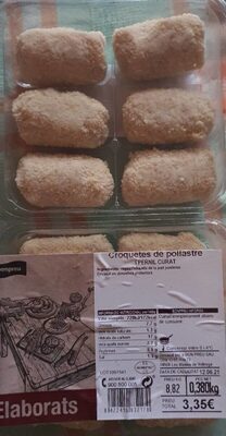 Croquetas de pollo, carne de pavo y jamón curado