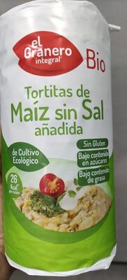 Tortitas de Maíz sin sal