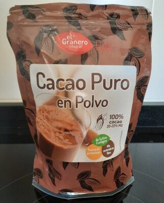 Cacao puro en polvo