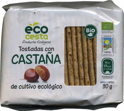 Tostadas con castaña