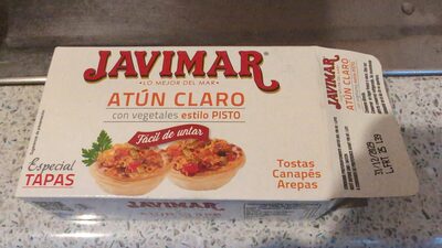 Atún claro con vegetales estilo pisto