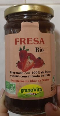 Mermelada de fresa bio