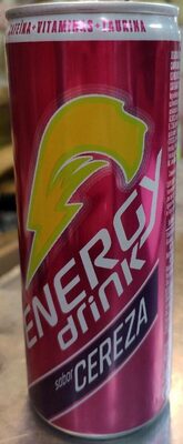 Energy drink sabor cereza