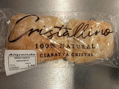 Burguer chapatta cristalina