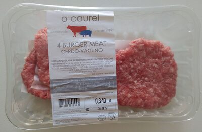 Burger meat cerdo-vacuno