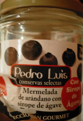 Mermelada de arándano con sirope de ágave