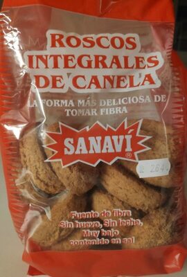 Roscos integrales de canela