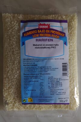 Makaron w postaci ryżu niskobiałkowy PKU
