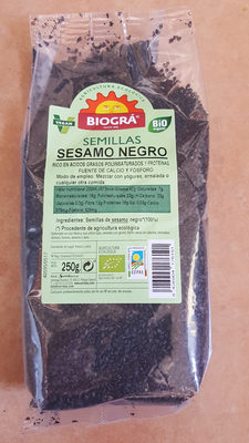 Semillas de sésamo negro