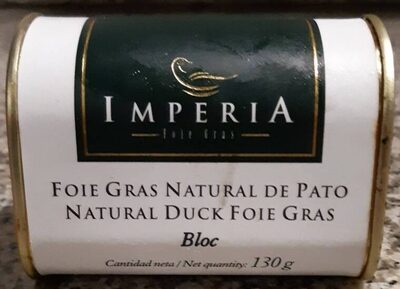 Foie gras natural de pato