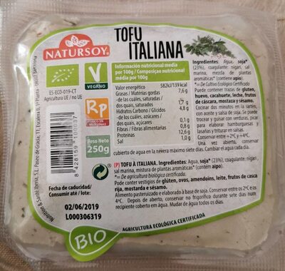 Tofu Italiana