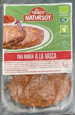 Tofu Burger A la Vasca