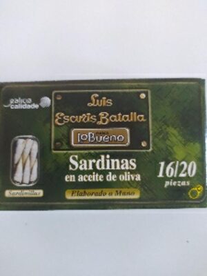 Mini Sardines à L'huile D'olive Luis Escuris 115GR