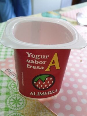 Yogur sabor fresa