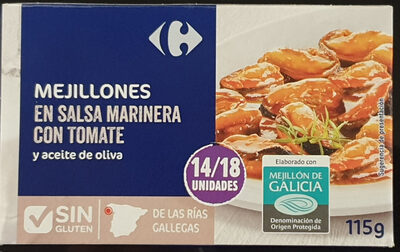 Mejillones en salsa marinera con tomate 14-18