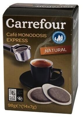Café natural monodosis