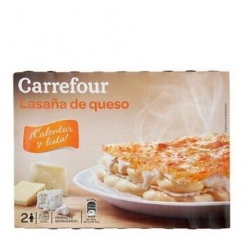 Lasaña 4 quesos