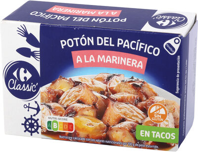 Tacos de potón a la marinera