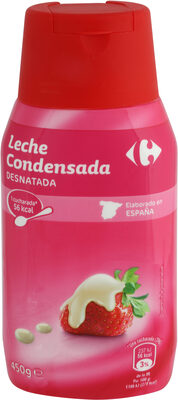 Leche condensada desnatada