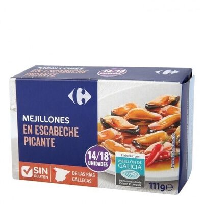Mejillón escabeche picante 14/18