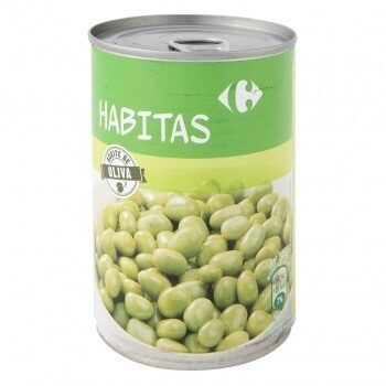 Habitas baby con aceite de oliva