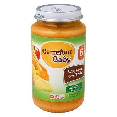 Tarrito verdura con pollo