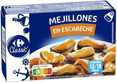 Mejillones en escabeche 13/18