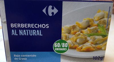 Berberechos al natural