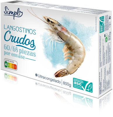 Langostino crudo