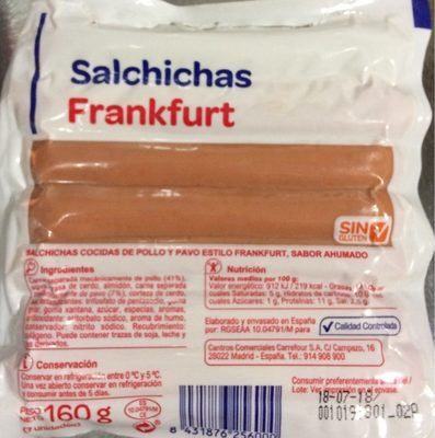 Salchichas frankfurt