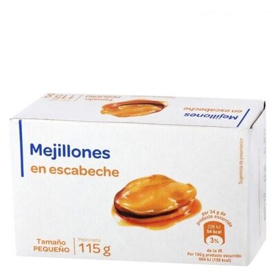 Mejillónes escabeche pequeños ol-120