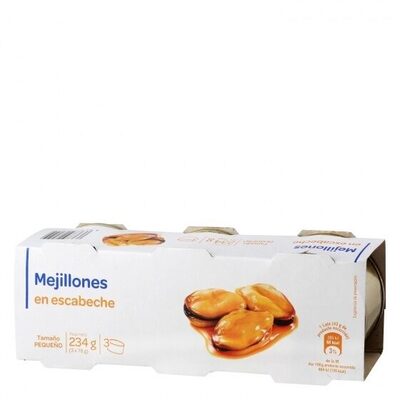 Mejillónes esacabeche pequeños
