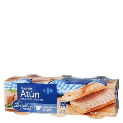 Paté atun con aceit.girasol