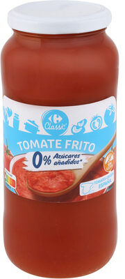 Tomate frito sin azúcar añadido