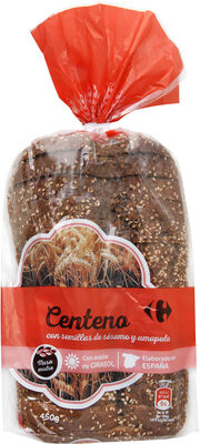 Pan de 50% centeno y semillas de sesamo y amapolas