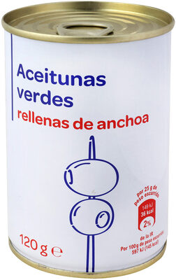 Aceituna manzanilla rellena anchoa