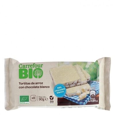 Tortita arroz con chocolate blanco