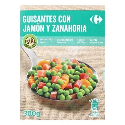 Guisantes con jamón