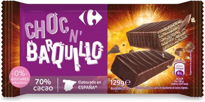 Barquillo cacao sin azúcar