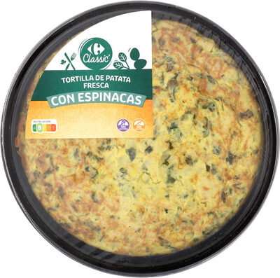 Tortilla espinacas