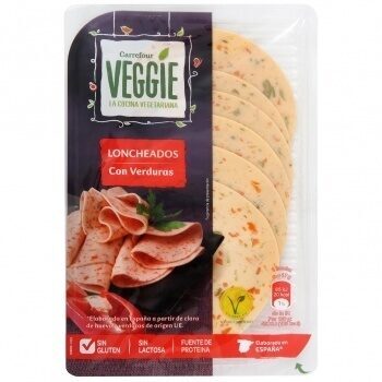 Loncheado vegetal con verduras veggie