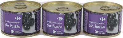Aceitunas S/Hueso Negra Cac. Lata
