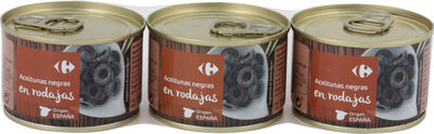Aceitunas Neg.Cac. Rodajas Lata