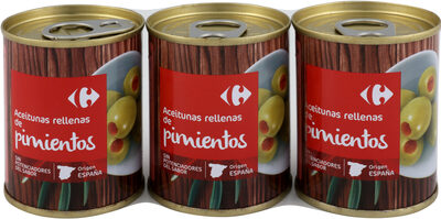 Aceitunas Rellenas De Pimiento