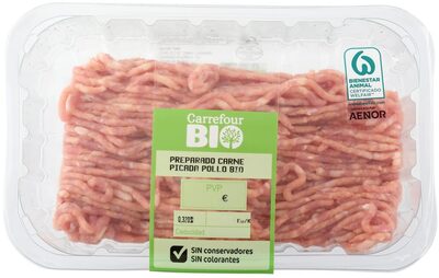 Carne picada pollo bio
