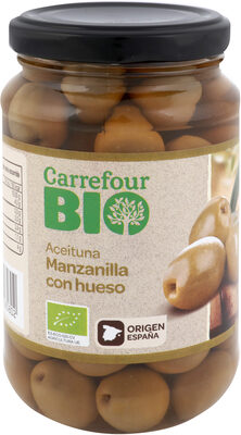 Aceituna De Manzanilla Entera Con Hueso