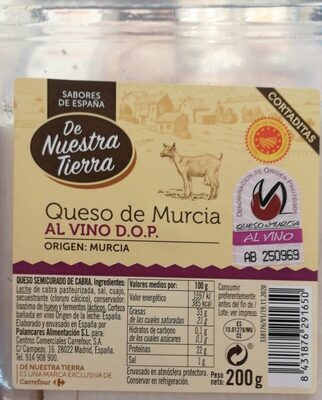 Queso de Murcia al vino